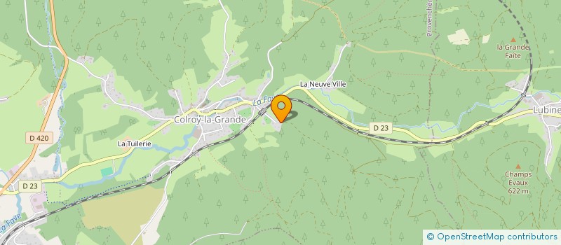 localisation de l'entreprise MONSIEUR AURELIEN GUICHARD  PROVENCHERES-ET-COLROY