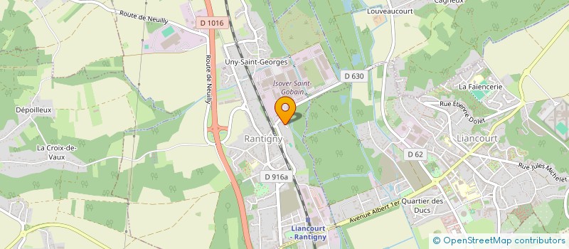 localisation de l'entreprise MONSIEUR AURELIEN GUIDEZ  RANTIGNY