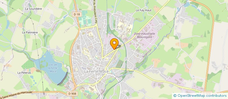 localisation de l'entreprise MONSIEUR AURELIEN GUILLAUME à LA FERTE MACE
