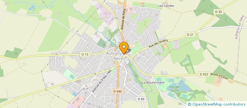 localisation de l'entreprise MONSIEUR AURELIEN GUILLEMAIN à AUBIGNY-SUR-NERE