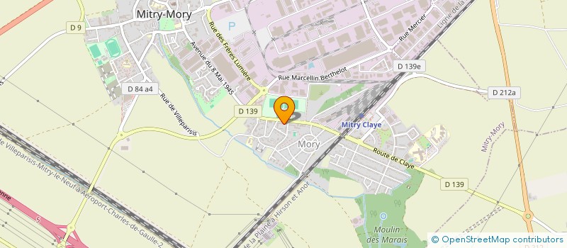 localisation de l'entreprise MONSIEUR AURELIEN GUILLEMOT  MITRY-MORY