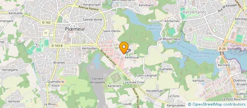 localisation de l'entreprise MONSIEUR AURELIEN GUILLEVIN  PLOEMEUR