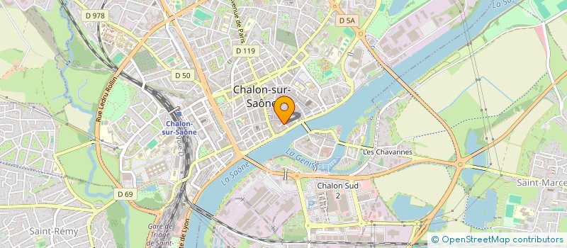 localisation de l'entreprise MONSIEUR AURELIEN GUILLOT  CHALON-SUR-SAONE