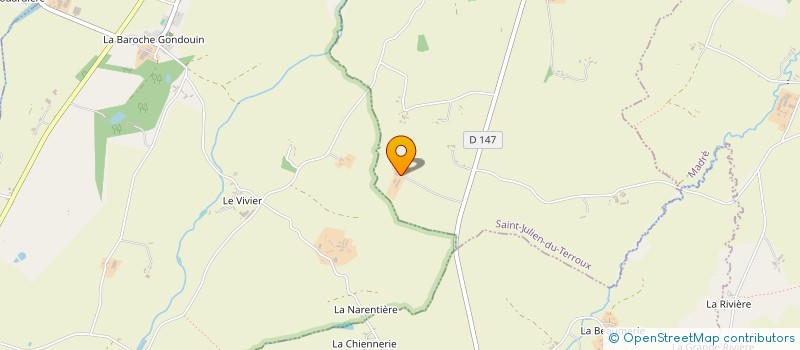 localisation de l'entreprise MONSIEUR AURELIEN GUILMEAU  SAINT-JULIEN-DU-TERROUX