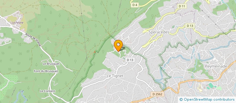 localisation de l'entreprise MONSIEUR AURELIEN GUIOL à LE TIGNET