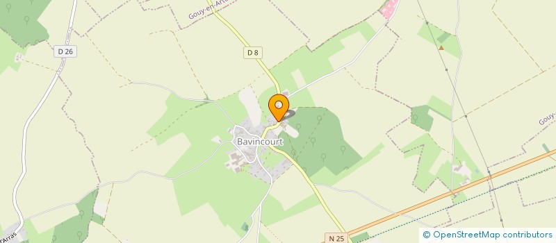 localisation de l'entreprise MONSIEUR AURELIEN GUIZY  BAVINCOURT