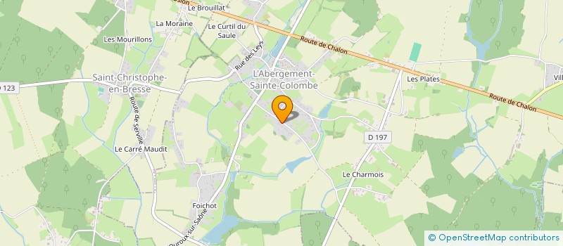 localisation de l'entreprise MONSIEUR AURELIEN GUYON  L'ABERGEMENT-SAINTE-COLOMBE