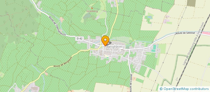 localisation de l'entreprise MONSIEUR AURELIEN HALBEISEN  BERGHEIM