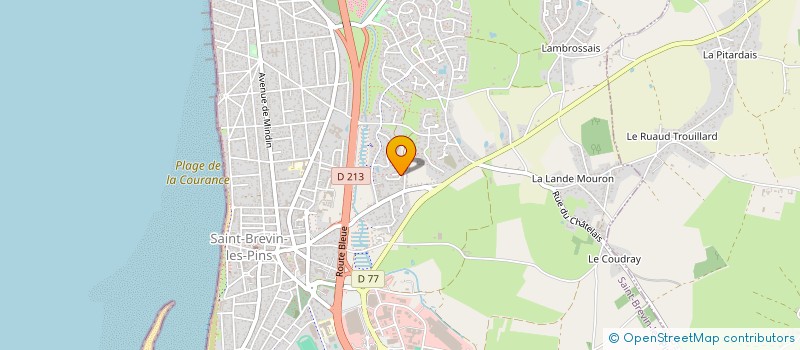 localisation de l'entreprise MONSIEUR AURELIEN HAMON  SAINT BREVIN LES PINS