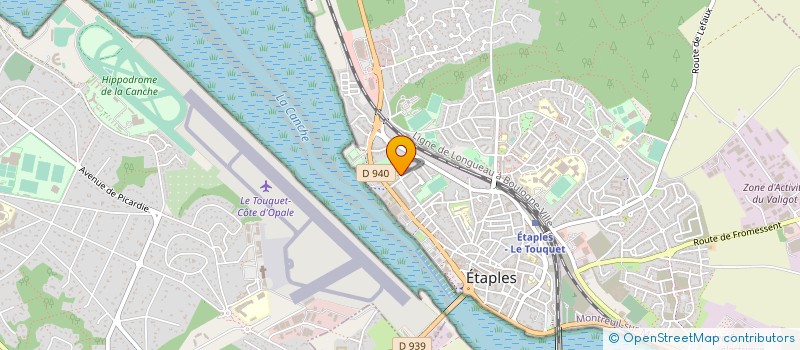 localisation de l'entreprise MONSIEUR AURELIEN HANNEBIQUE  ETAPLES