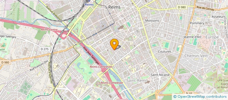 localisation de l'entreprise MONSIEUR AURELIEN HELLEBOID  REIMS