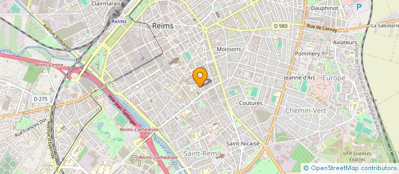 localisation de l'entreprise MONSIEUR AURELIEN HELLEBOID  REIMS