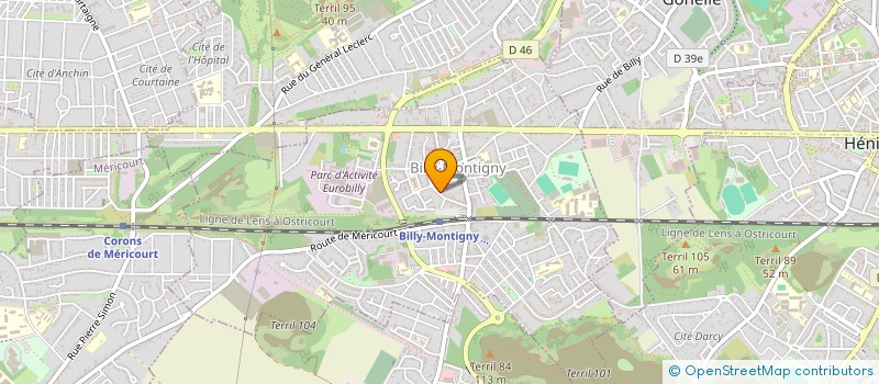 localisation de l'entreprise MONSIEUR AURELIEN HERNU à BILLY-MONTIGNY
