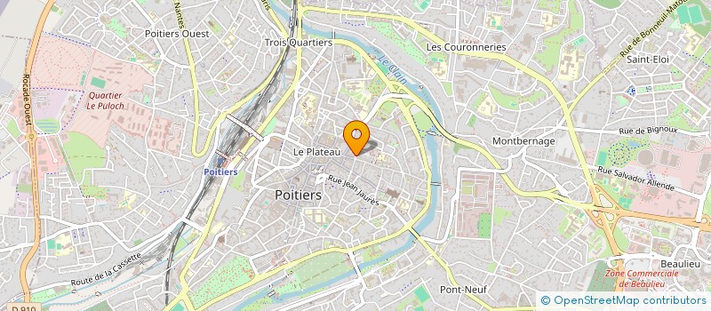 localisation de l'entreprise MONSIEUR AURELIEN HERVE à POITIERS