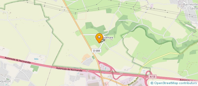 localisation de l'entreprise MONSIEUR AURELIEN HOUTE  HONGUEMARE-GUENOUVILLE