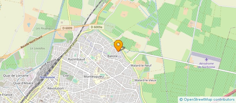 localisation de l'entreprise MONSIEUR AURELIEN HOUX  NARBONNE