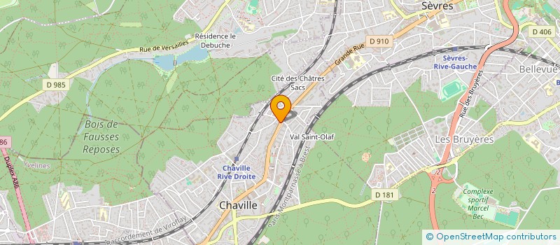 localisation de l'entreprise MONSIEUR AURELIEN HUARD DE LA MARRE à CHAVILLE