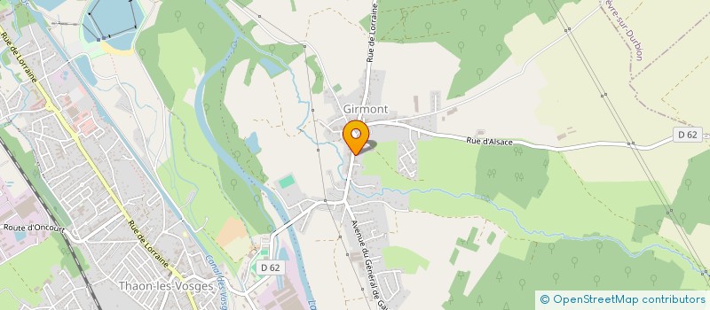 localisation de l'entreprise MONSIEUR AURELIEN HUMBLOT  THAON-LES-VOSGES