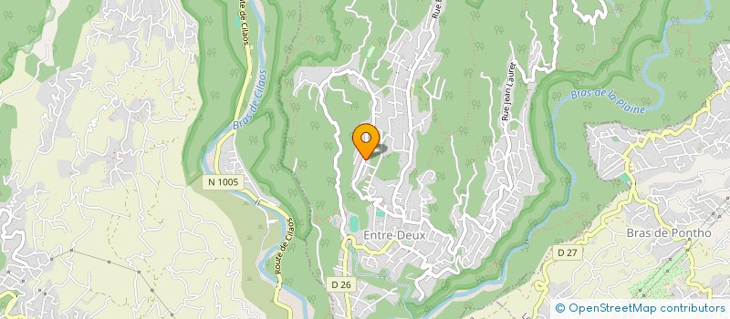 localisation de l'entreprise MONSIEUR AURELIEN JACOUTOT  ENTRE-DEUX