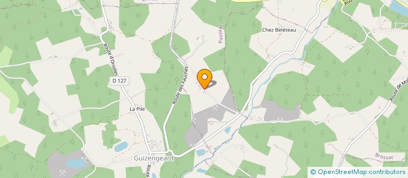 localisation de l'entreprise MONSIEUR AURELIEN JEAN à PASSIRAC