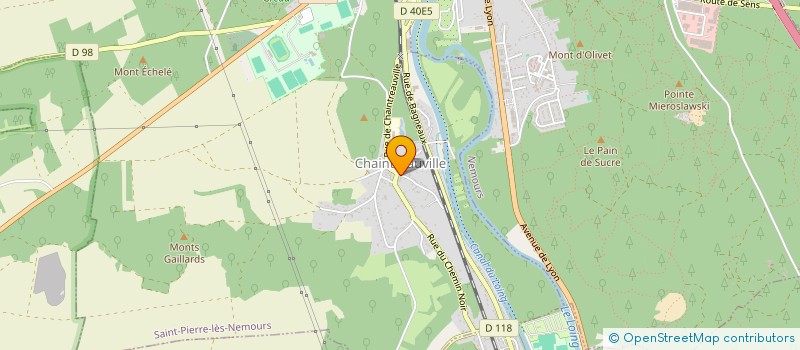 localisation de l'entreprise MONSIEUR AURELIEN JEANNE  SAINT-PIERRE-LES-NEMOURS