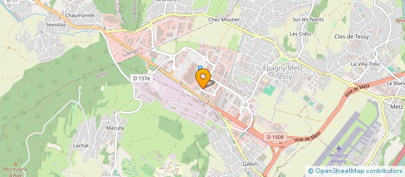 localisation de l'entreprise MONSIEUR AURELIEN JOMARD  EPAGNY METZ-TESSY