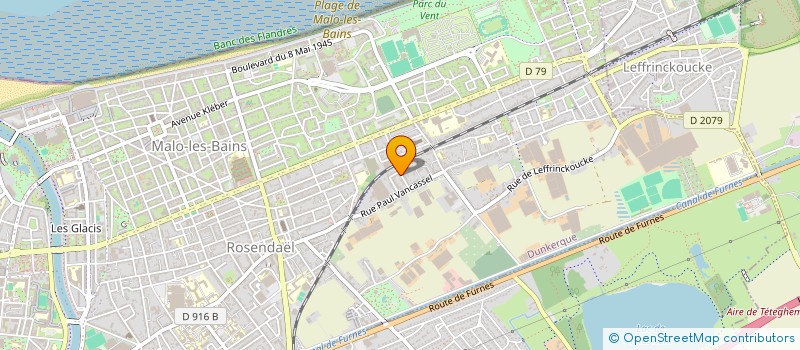 localisation de l'entreprise MONSIEUR AURELIEN JONCKHEERE à DUNKERQUE