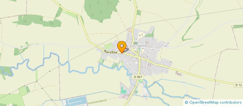 localisation de l'entreprise MONSIEUR AURELIEN JONNEAU  CRECY SUR SERRE