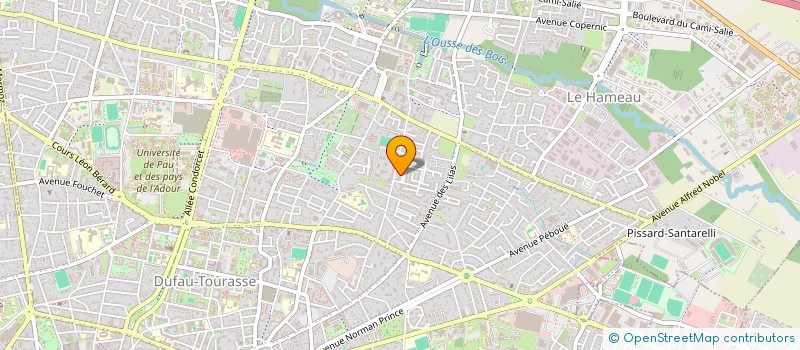 localisation de l'entreprise MONSIEUR AURELIEN JOUANDOU à PAU