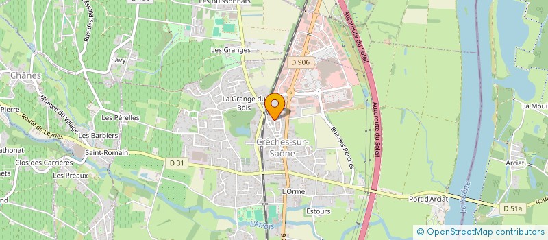 localisation de l'entreprise MONSIEUR AURELIEN JUHEL à CRECHES-SUR-SAONE
