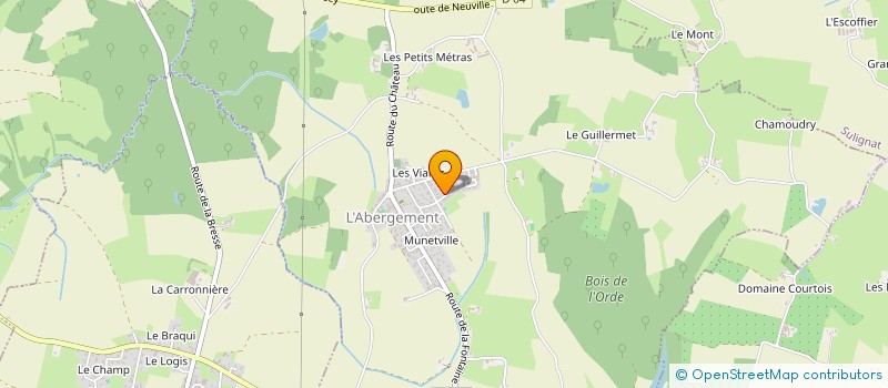 localisation de l'entreprise MONSIEUR AURELIEN JULLIARD  L'ABERGEMENT-CLEMENCIAT