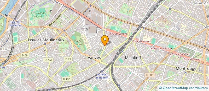 localisation de l'entreprise MONSIEUR AURELIEN JUMA à VANVES