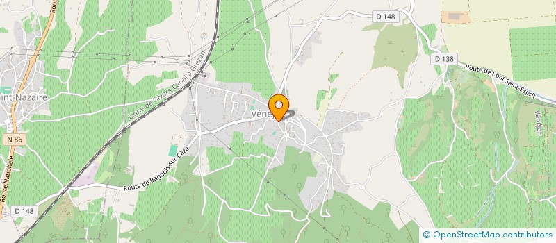 localisation de l'entreprise MONSIEUR AURELIEN JUNG  VENEJAN