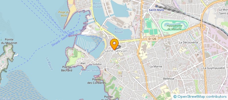 localisation de l'entreprise MONSIEUR AURELIEN KEREVER  SAINT-MALO