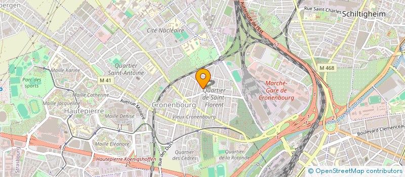 localisation de l'entreprise MONSIEUR AURELIEN KNAUB à STRASBOURG