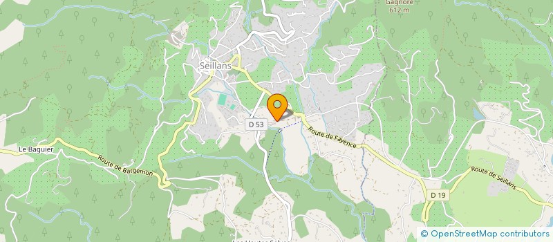 localisation de l'entreprise MONSIEUR AURELIEN KURBETZ  SEILLANS