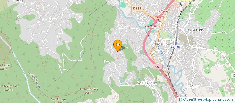 localisation de l'entreprise MONSIEUR AURELIEN LACOUR  SOLLIES-VILLE