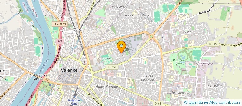 localisation de l'entreprise MONSIEUR AURELIEN LADREYT à VALENCE