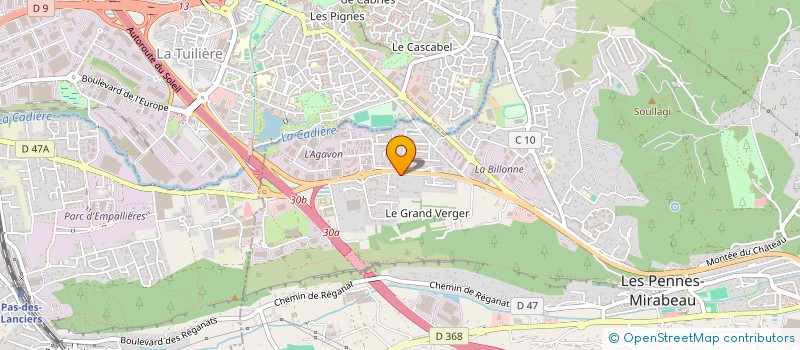 localisation de l'entreprise MONSIEUR AURELIEN LAFFARGUE à LES PENNES-MIRABEAU