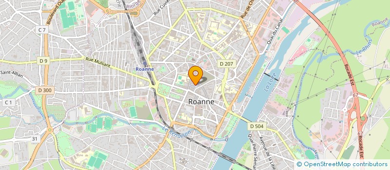 localisation de l'entreprise MONSIEUR AURELIEN LAGET  ROANNE