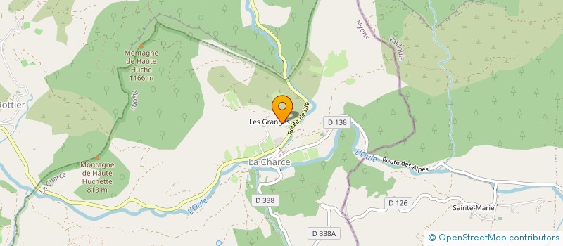 localisation de l'entreprise MONSIEUR AURELIEN LAGIER à LA CHARCE