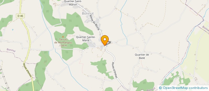 localisation de l'entreprise MONSIEUR AURELIEN LAGOUARDE  BONNUT