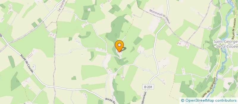 localisation de l'entreprise MONSIEUR AURELIEN LAINAULT  COURDEMANCHE