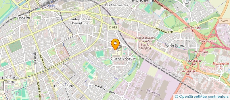 localisation de l'entreprise MONSIEUR AURELIEN LANGEVIN  MONDEVILLE