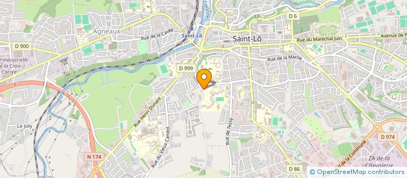 localisation de l'entreprise MONSIEUR AURELIEN LAROCHE  SAINT-LO