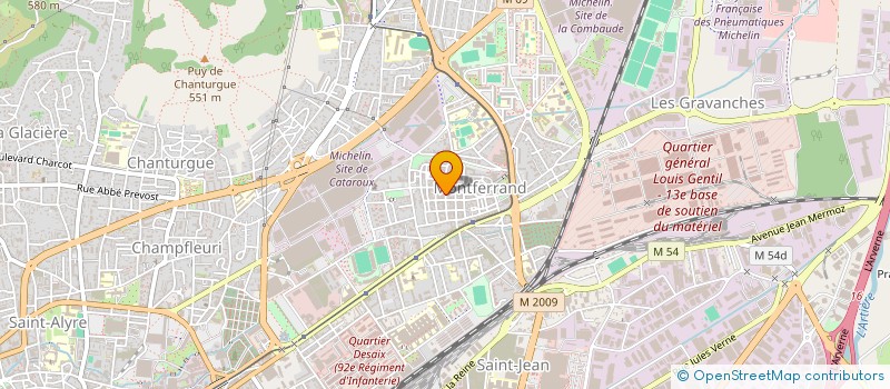 localisation de l'entreprise MONSIEUR AURELIEN LAUZUN  CLERMONT FERRAND