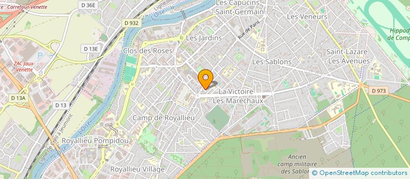 localisation de l'entreprise MONSIEUR AURELIEN LAVAL à COMPIEGNE