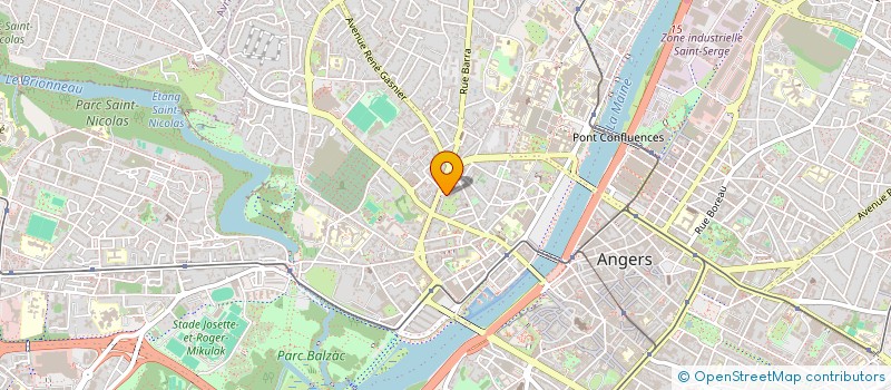 localisation de l'entreprise MONSIEUR AURELIEN LE BLAY à ANGERS