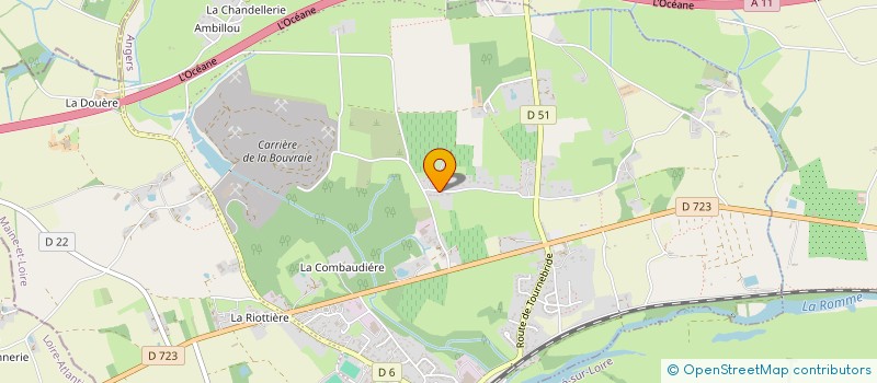 localisation de l'entreprise MONSIEUR AURELIEN LE BRECH  INGRANDES-LE-FRESNE-SUR-LOIRE