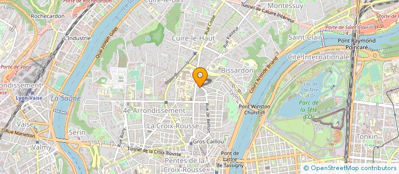 localisation de l'entreprise MONSIEUR AURELIEN LE COLERE à LYON